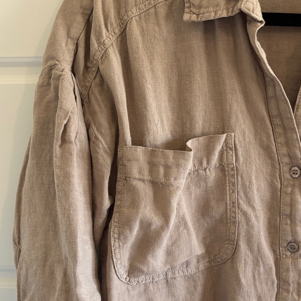 Kut from the Kloth Women's Brown Shirt - Picture 3 of 6